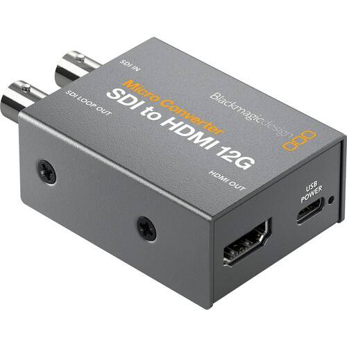 Blackmagic Design Blackmagic Design Micro Converter SDI to HDMI 12G with Power Supply 