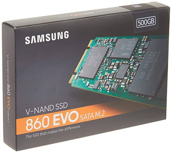 SAMSUNG 860 EVO 500GB M.2 SSD Build my pc