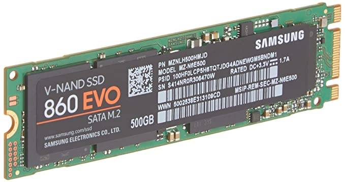 Frastødende behagelig Mainstream SAMSUNG 860 EVO 500GB M.2 SSD – Build my pc