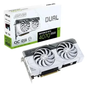 ASUS Dual GeForce RTX 4070 SUPER White OC Edition 12GB GDDR6X Graphic Card DUAL RTX4070S O12GW1