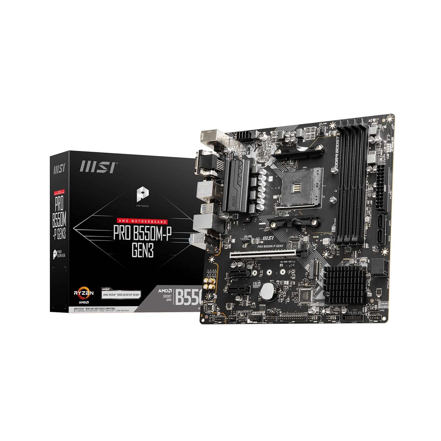 PRO B550M P GEN3 mATX Gaming Motherboard