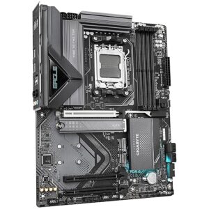 GIGABYTE X870 EAGLE WIFI7 ATX Motherboard - Supports AMD Ryzen 9000 CPU, 14+2+2 Phase VRM, Up To 8000Mhz DDR5 (OC), 1Xpcie 5.0, Wi-Fi 7, LAN 2.5Gbe, USB 4
