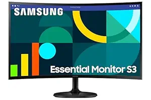 Samsung LS27D362GAWXXL – 27‑Inch Essential S3 Curved Full HD Monitor