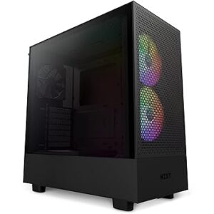 NZXT H5 Flow RGB Black ATX Mid-Tower Case CC-H