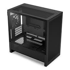 NZXT H3 Black Flow Micro-ATX High-Airflow PC Case