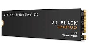 WD_BLACK™ SN8100 2TB NVMe Gen5 SSD (Without Heatsink)