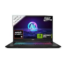 MSI Cyborg 15 AI A1VEK (Intel® Core Ultra + RTX 4050 6GB GDDR6) – Translucent Black, RGB Keyboard