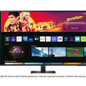 Samsung LS43DM702UWXXL – 43-Inch (108 cm) M7 UHD 4K Smart Monitor (Black)