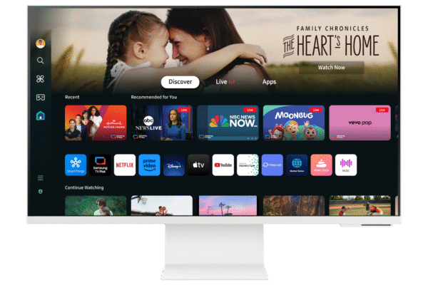 Samsung LS32DM801UWXXL – 32-Inch (80 cm) M8 UHD 4K Smart Monitor (White)