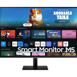 Samsung LS32DM501EWXXL – 32-Inch M5 Smart Monitor (Full HD, Tizen OS, VA Panel, White)