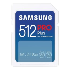 Samsung PRO Plus 512 GB Full-Size SDXC Memory Card (MB-SD512S/APC)