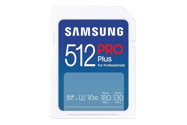 Samsung PRO Plus 512 GB Full-Size SDXC Memory Card (MB-SD512S/APC)