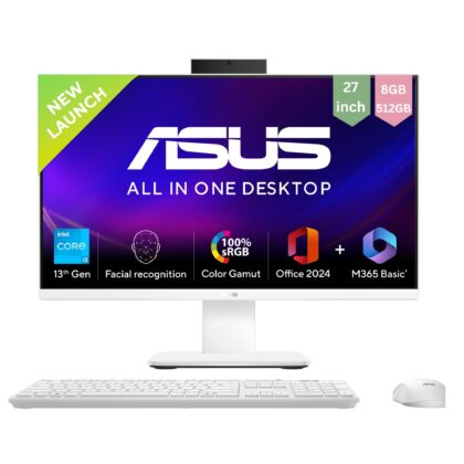 ASUS Vivo All-in-One V470 (V470VAB-KWPE001WS) – Intel Core i3-1315U, 8GB DDR5, 512GB SSD, 27″ FHD, Windows 11 Home