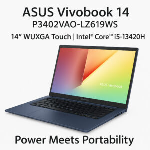 ASUS Vivobook 14 (P3402VAO-LZ619WS) | 14" WUXGA Touch | Intel® Core™ i5-13420H